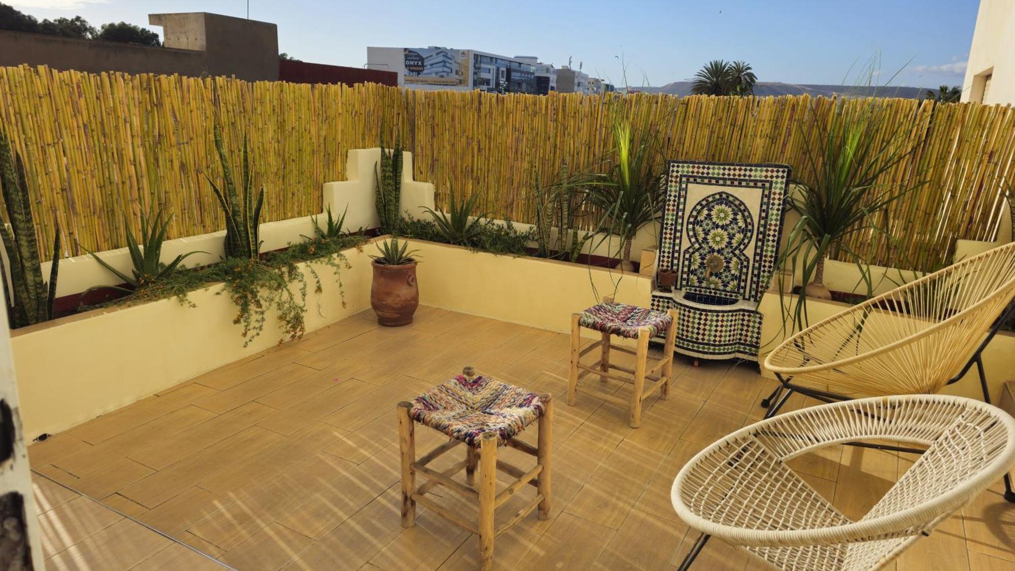 Appartement Julia Au Centre Ville Agadir Dans Residence Borj Dalat Extérieur photo